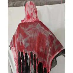 Ghost Grim Reaper Halloween Cosplay Costume Party Costume Hooded Cloak Outfits Scary Costume Adults' Men's Women's Masquerade Mardi Gras Performance Party Halloween Easy Halloween Costumes Dress Up