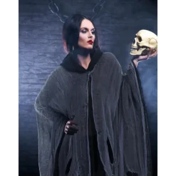 Ghost Grim Reaper Halloween Cosplay Costume Party Costume Hooded Cloak Outfits Scary Costume Adults' Men's Women's Masquerade Mardi Gras Performance Party Halloween Easy Halloween Costumes Dress Up