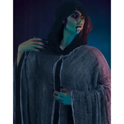 Ghost Grim Reaper Halloween Cosplay Costume Party Costume Hooded Cloak Outfits Scary Costume Adults' Men's Women's Masquerade Mardi Gras Performance Party Halloween Easy Halloween Costumes Dress Up