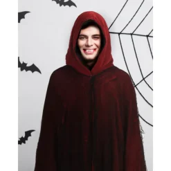 Ghost Grim Reaper Halloween Cosplay Costume Party Costume Hooded Cloak Outfits Scary Costume Adults' Men's Women's Masquerade Mardi Gras Performance Party Halloween Easy Halloween Costumes Dress Up