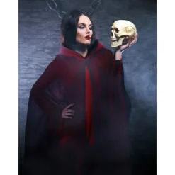 Ghost Grim Reaper Halloween Cosplay Costume Party Costume Hooded Cloak Outfits Scary Costume Adults' Men's Women's Masquerade Mardi Gras Performance Party Halloween Easy Halloween Costumes Dress Up