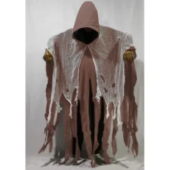 Ghost Grim Reaper Halloween Cosplay Costume Party Costume Hooded Cloak Outfits Scary Costume Adults' Men's Women's Masquerade Mardi Gras Performance Party Halloween Easy Halloween Costumes Dress Up
