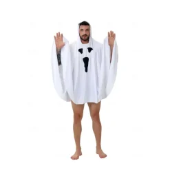 Ghost Halloween Cape Cosplay Costume Party Costume Halloween Adults' Men's Women's Halloween Carnival Masquerade Party Halloween Masquerade Easy Halloween Costumes Dress Up