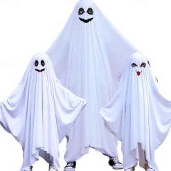 Ghost Halloween Cape Costume Scary Costume Kid's Boys' Girls' Carnival Party / Evening Easy Halloween Costumes Dress Up