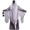 Ghost Halloween Cosplay Costume Cloak Horror Cosplay Costume Scary Costume Adults' Men's Women's Unisex Masquerade Mardi Gras Party Halloween Masquerade Easy Halloween Costumes Dress Up