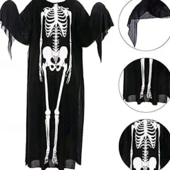 Ghostface Costume Mask Gloves Devil Ghost Skeleton Cosplay Costumes Horror Masks Ghost Face Scream Helmet Creepy Halloween Party Masquerade