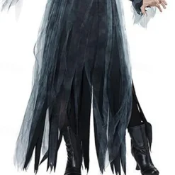 Ghostly Bride Halloween Cosplay Costume Party Costume Masquerade Outfits Adults' Women's Masquerade Mardi Gras Performance Party Halloween Easy Halloween Costumes Dress Up