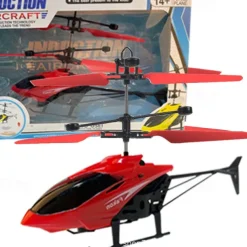 2.4Ghz 2 Channels Alloy Mini RC Helicopter with LED Light for Kids Adult Indoor RC Helicopter Best Gift for Boys Girls