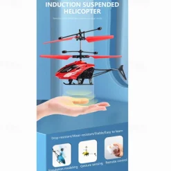 2.4Ghz 2 Channels Alloy Mini RC Helicopter with LED Light for Kids Adult Indoor RC Helicopter Best Gift for Boys Girls