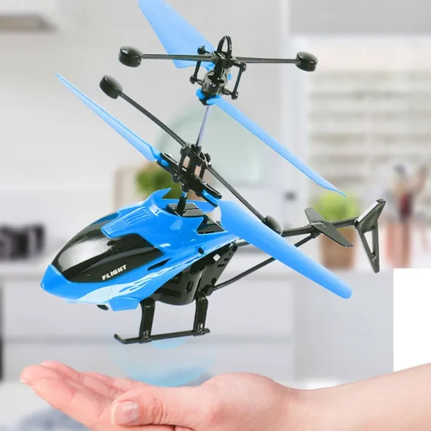 2.4Ghz 2 Channels Alloy Mini RC Helicopter with LED Light for Kids Adult Indoor RC Helicopter Best Gift for Boys Girls