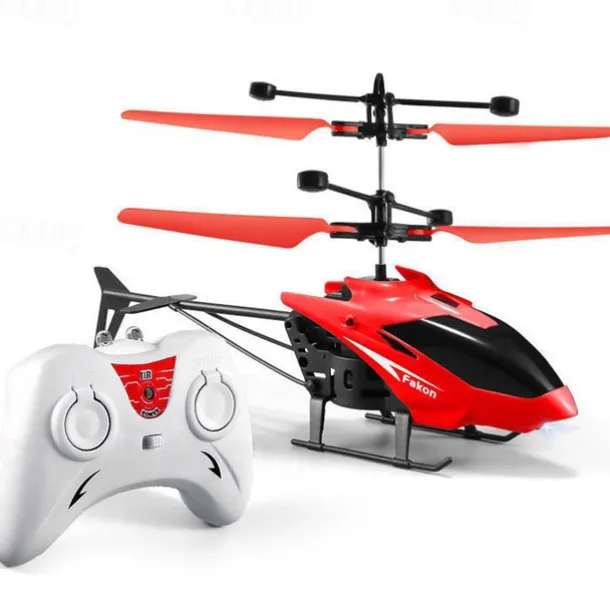 2.4Ghz 2 Channels Alloy Mini RC Helicopter with LED Light for Kids Adult Indoor RC Helicopter Best Gift for Boys Girls