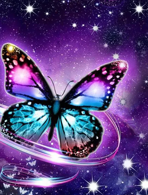 Girls' 3D Animal Butterfly Hoodie Long Sleeve 3D Print Fall Winter Active Sports Fashion Kids 3-12 Years Outdoor Daily Indoor Regular Fit