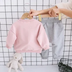 Girls' 3D Animal Cartoon Hoodie & Sweatpants Set Clothing Set Long Sleeve Fall Winter Fashion Casual Kids 2-6 Years Vacation Regular Fit