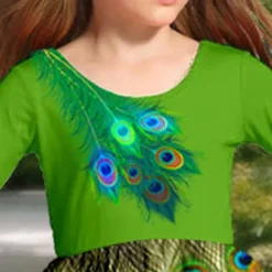 Girls' 3D Animal Dress Long Sleeve 3D Print Fall Winter Sports & Outdoor Daily Holiday Cute Casual Beautiful Kids 3-12 Years Casual Dress A Line Dress Above Knee Polyester Regular Fit