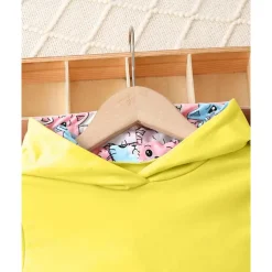 Girls' 3D Cartoon Cat Sports Suit Hoodie Set Tracksuits Long Sleeve Spring Fall Daily Casual Comfort Kids 4 years+ Hooded Outdoor Vacation Sports Tailored Fit