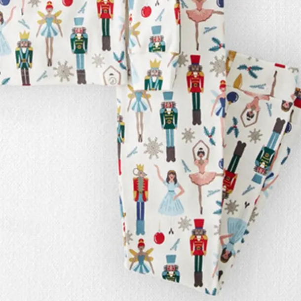 Girls' 3D Cartoon Christmas Pajamas Christmas Sets Pajama Sets Long Sleeve 3D Print Fall Winter Active Fashion Cute Kids 4 years+ Crew Neck Home Causal Indoor Regular Fit