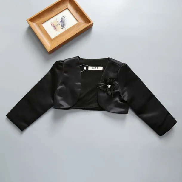 Girls' 3D Coat Long Sleeve Summer Spring Cute Kids 3-12 Years Formal Party Slim