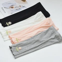 Girls' 3D Floral Pants Leggings Spring Fall Active Basic Kids 4 years+ Outdoor Casual Daily Regular Fit