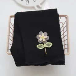 Girls' 3D Floral Pants Leggings Spring Fall Active Basic Kids 4 years+ Outdoor Casual Daily Regular Fit