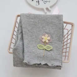 Girls' 3D Floral Pants Leggings Spring Fall Active Basic Kids 4 years+ Outdoor Casual Daily Regular Fit