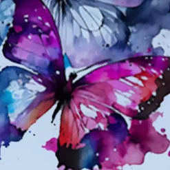 Girls' 3D Graphic Animal Butterfly T shirt Tee Short Sleeve 3D Print Summer Spring Active Fashion Cute 100% Cotton Kids 3-12 Years Outdoor Casual Daily Regular Fit