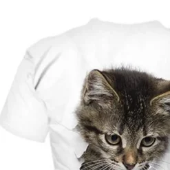 Girls' 3D Graphic Animal Cat T shirt Tee Short Sleeve 3D Print Active Cute Kids 3-12 Years