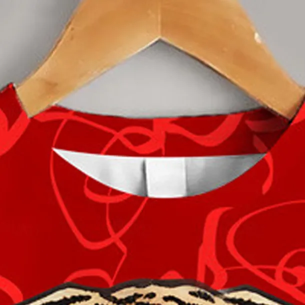 Girls' 3D Graphic Animal Leopard T shirt Tee Short Sleeve 3D Print Summer Spring Active Fashion Streetwear Kids 3-12 Years Outdoor Casual Daily Regular Fit