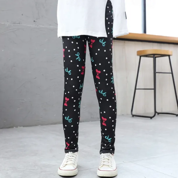 Girls' 3D Graphic Pants Leggings Summer Spring Active Basic Kids 4-12 Years Outdoor Casual Daily Regular Fit