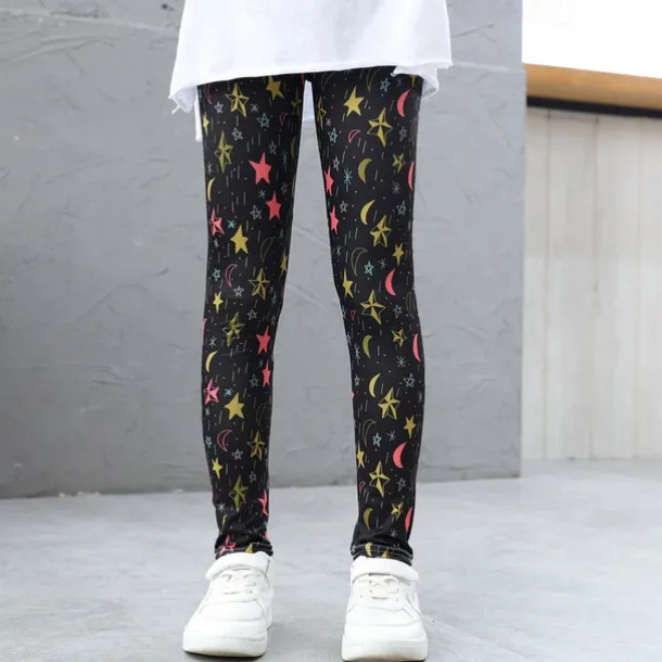 Girls' 3D Graphic Pants Leggings Summer Spring Active Basic Kids 4-12 Years Outdoor Casual Daily Regular Fit