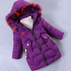 Girls' 3D Kids Puffer Jacket Heart Letter Down Coat Puffer Jacket Long Sleeve Fall Winter Active Cool Kids 3-12 Years Daily Regular Fit