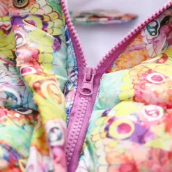 Girls' 3D Kids Puffer Jacket Butterfly Fox Coat Down Coat Puffer Jacket Long Sleeve Fall Winter Active Streetwear Kids 3-10 Years Vacation Street Regular Fit