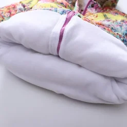 Girls' 3D Kids Puffer Jacket Butterfly Fox Coat Down Coat Puffer Jacket Long Sleeve Fall Winter Active Streetwear Kids 3-10 Years Vacation Street Regular Fit