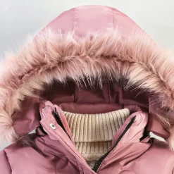 Girls' 3D Kids Puffer Jacket Plain Coat Down Coat Puffer Jacket Long Sleeve Fall Winter Basic Kids 2-8 Years Street Regular Fit