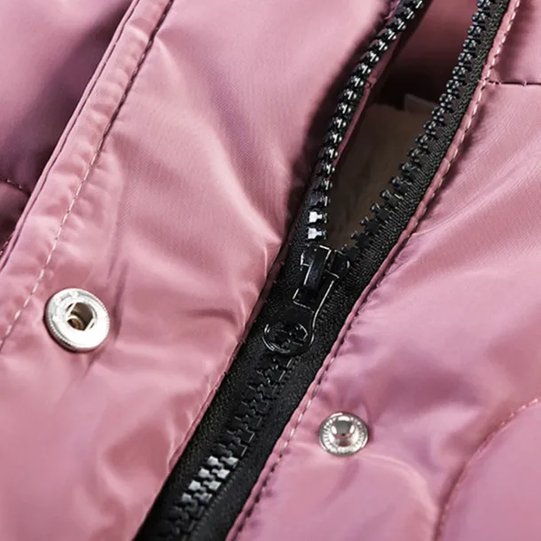 Girls' 3D Kids Puffer Jacket Plain Coat Down Coat Puffer Jacket Long Sleeve Fall Winter Basic Kids 2-8 Years Street Regular Fit