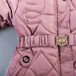 Girls' 3D Kids Puffer Jacket Plain Coat Down Coat Puffer Jacket Long Sleeve Fall Winter Basic Kids 2-8 Years Street Regular Fit