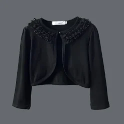 Girls' 3D Plain Coat Long Sleeve Summer Spring Active Cute Kids 2-12 Years Street Daily Regular Fit