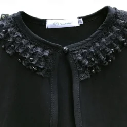 Girls' 3D Plain Coat Long Sleeve Summer Spring Active Cute Kids 2-12 Years Street Daily Regular Fit