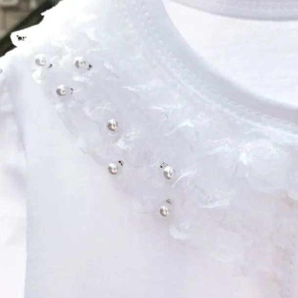 Girls' 3D Plain Coat Long Sleeve Summer Spring Active Cute Kids 2-12 Years Street Daily Regular Fit