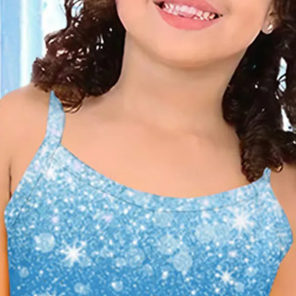 Girls' 3D Princess Cami Dress Pink Sleeveless 3D Print Summer Sports & Outdoor Daily Holiday Cute Casual Beautiful Kids 3-12 Years Casual Dress Strap Dress Above Knee Polyester Regular Fit