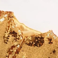 Girls' 3D Sequin Coat Long Sleeve Summer Spring Active Cute Kids 3-12 Years Street Daily Regular Fit