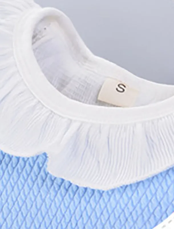 Girls' 3D Solid Color Clothing Set Long Sleeve Fall Winter Active Cute Basic Kids 1-5 Years Vacation Street Birthday Regular Fit