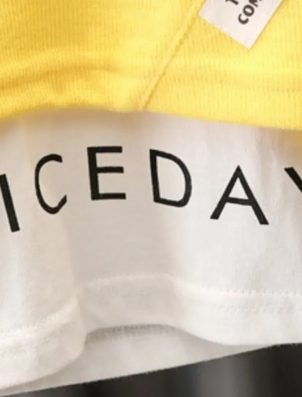 Girls' 3D Solid Color Letter Hoodie & Sweatpants Set Clothing Set Long Sleeve Fall Winter Cute Sweet Cotton Kids 3-10 Years Vacation Regular Fit