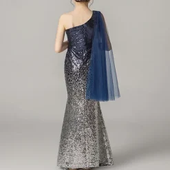 Girls' 3D Solid Color Party Dress Sleeveless Summer Performance Party Birthday Princess Beautiful Sweet Kids 4-12 Years Party Dress Fishtail Dress Maxi Regular Fit