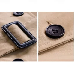 Girls' 3D Solid Color Trench Coat Coat Outerwear Long Sleeve Spring Fall Streetwear Sport Basic Polyester Kids 4-12 Years Daily Vacation Regular Fit