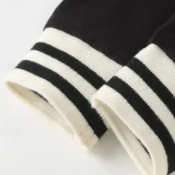 Girls' 3D Stripe Letter Hoodie & Sweatpants Set Clothing Set Long Sleeve Fall Winter Cool Daily Kids 4-12 Years School Sports