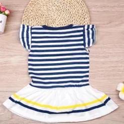 Girls' 3D Striped Solid Colored Clothing Set Short Sleeve Summer Spring Active Toddler Daily Holiday