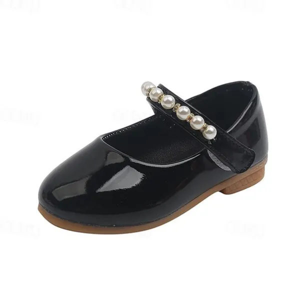 Girls' Flats Daily Dress Shoes Mary Jane Lolita PU Water Resistant Breathability Non-slipping Big Kids(7years +) Little Kids(4-7ys) Toddler(2-4ys) School Wedding Party Walking Shoes Dancing Pearl