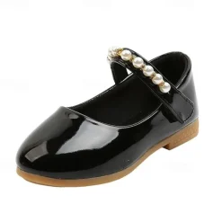 Girls' Flats Daily Dress Shoes Mary Jane Lolita PU Water Resistant Breathability Non-slipping Big Kids(7years +) Little Kids(4-7ys) Toddler(2-4ys) School Wedding Party Walking Shoes Dancing Pearl
