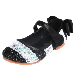 Girls' Flats Mary Jane Glitters PU Sequined Jeweled Toddler Little Kids(4-7ys) Big Kids(7years +) Pink Black