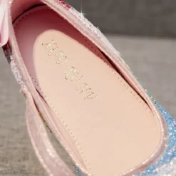 Girls' Flats Mary Jane Glitters PU Sequined Jeweled Toddler Little Kids(4-7ys) Big Kids(7years +) Pink Black